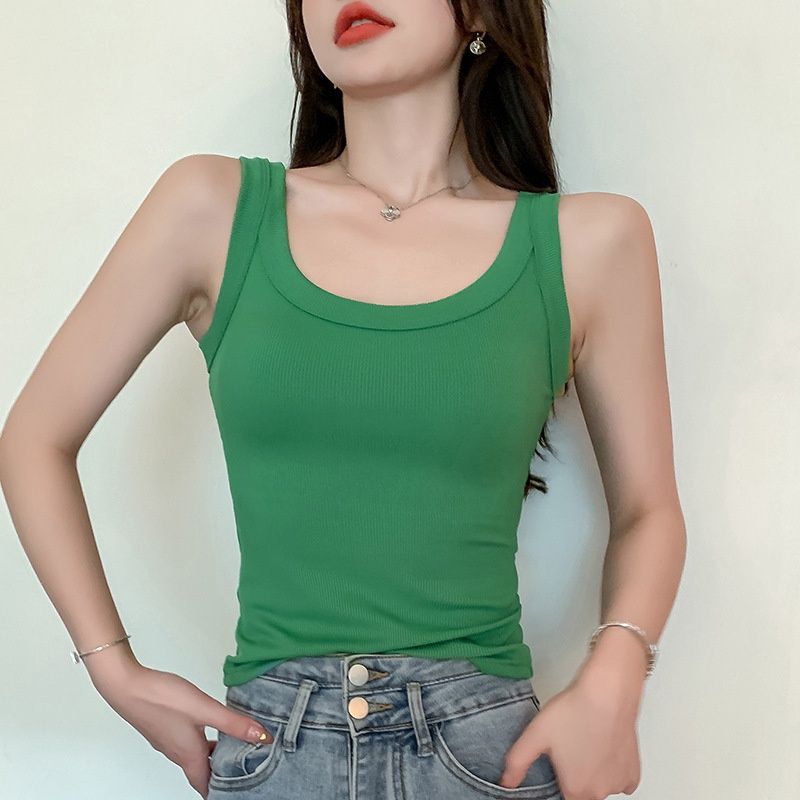 Aoge  TGBXLV2 Victoria's camisole babes vest for women: green : XL  06937