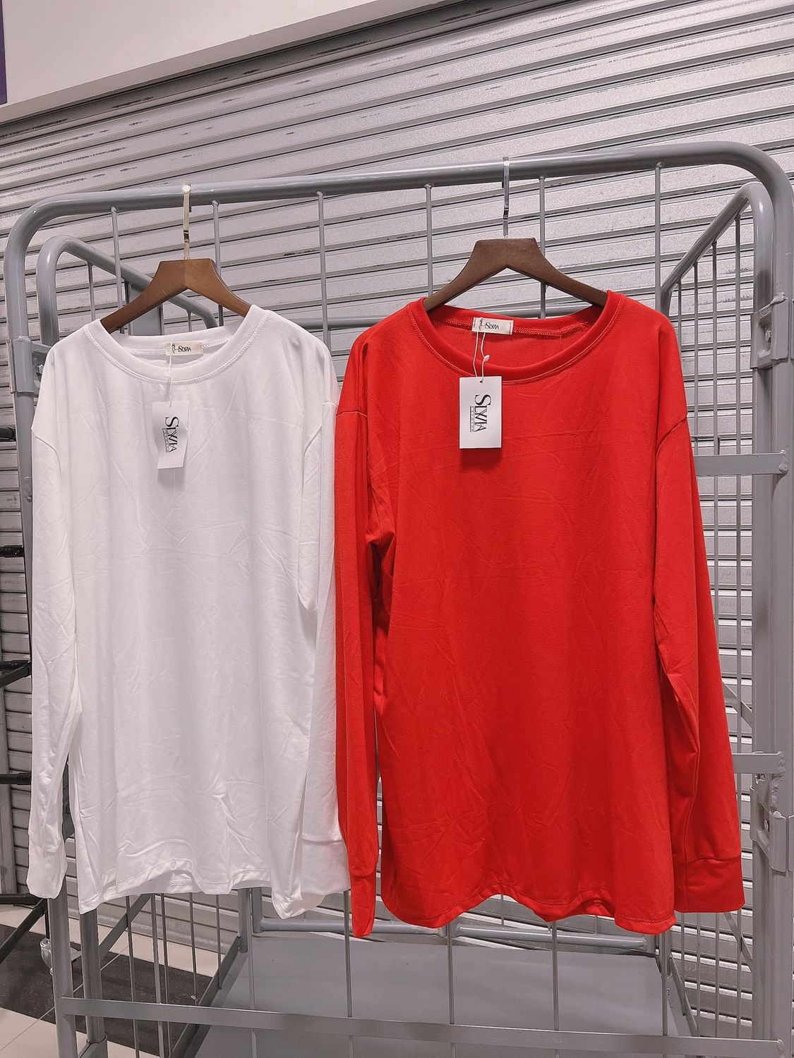 sy long sleeve Red shirt 87136