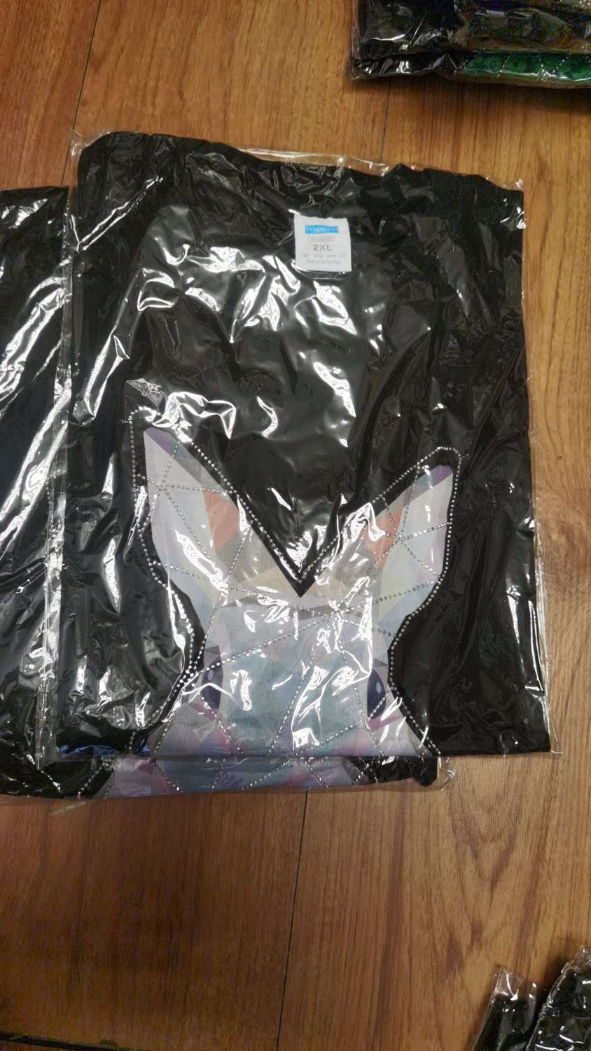 Hot Diamond 2XL Cotton T shirt Black 87494