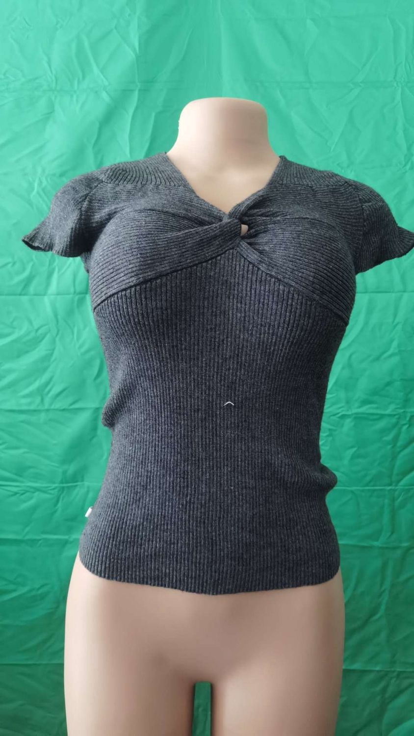xiangyu 607# Knit Crop Top 22153