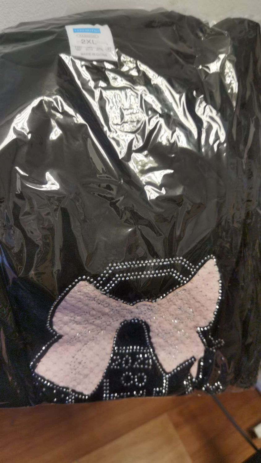 Hot Diamond 2XL Cotton T shirt Black 87482