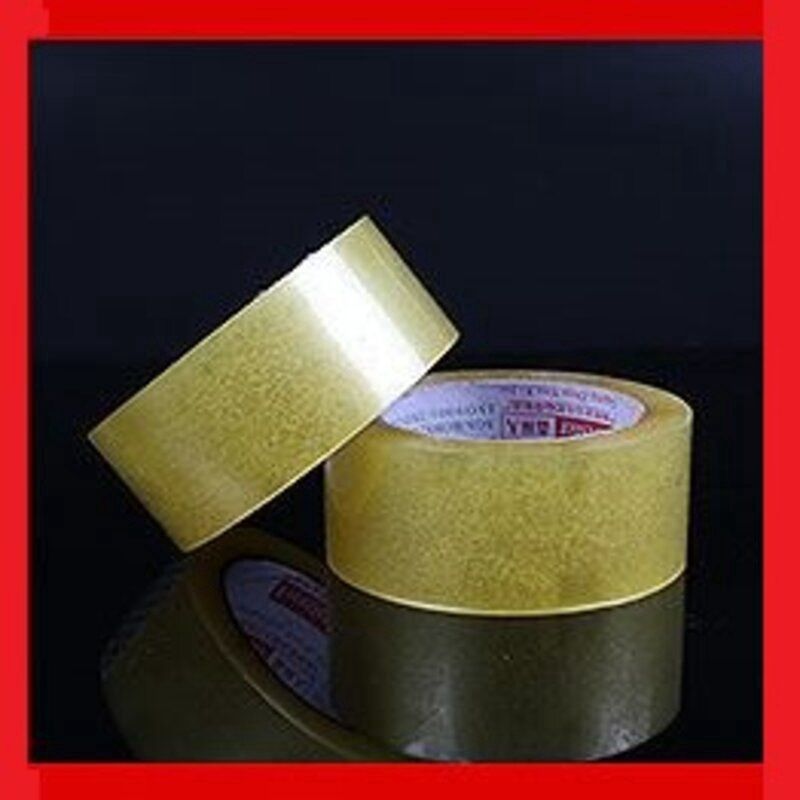 Aifu 4515 Packing Tape Sealing Sellotape : 5.5*100 Transparent Yellow 10841