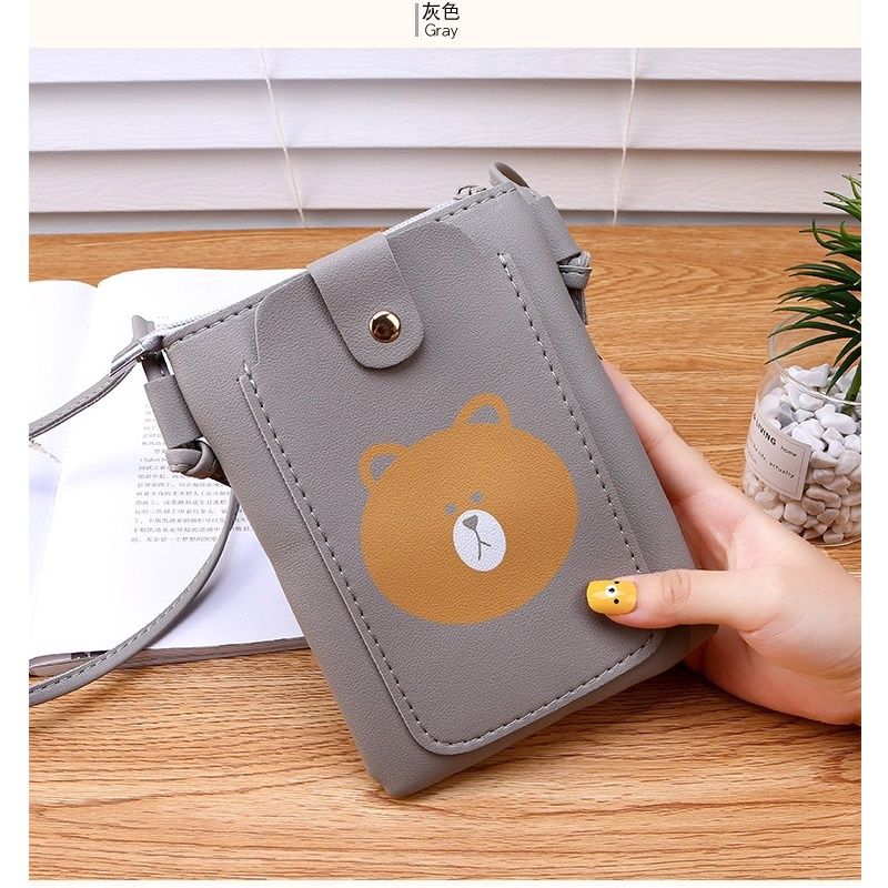 Fashion Lady Hand Bag Bear Grey 403-5 81208