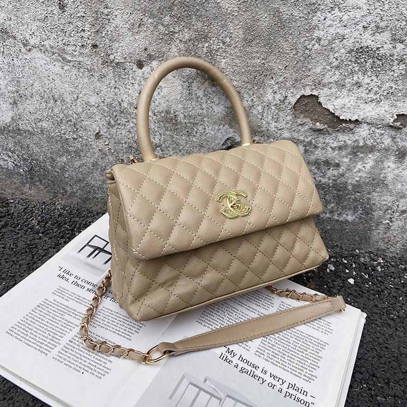 Binger 8907 Lingge Xiaoxiang Style Chain Bag: Khaki 77280