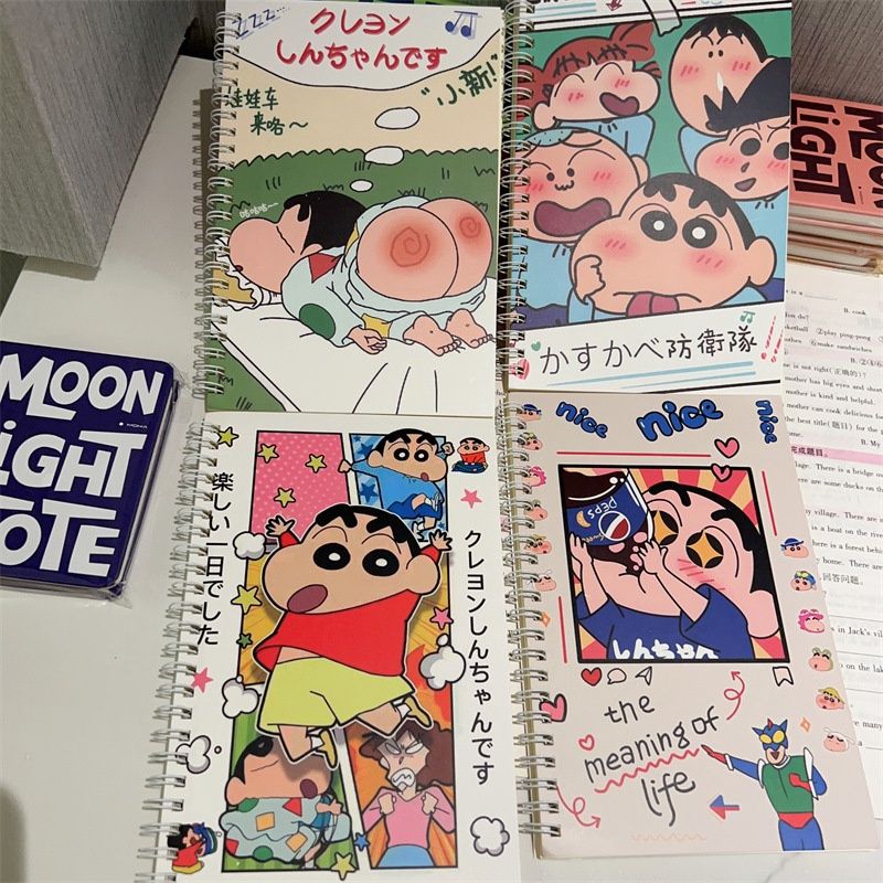 Shuchen Crayon Shin-Chan A5 Coil Notebook 88006