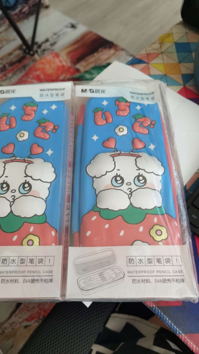 M&amp;G APB903POA Strawberry Garden EVA Pencil Bag  03898