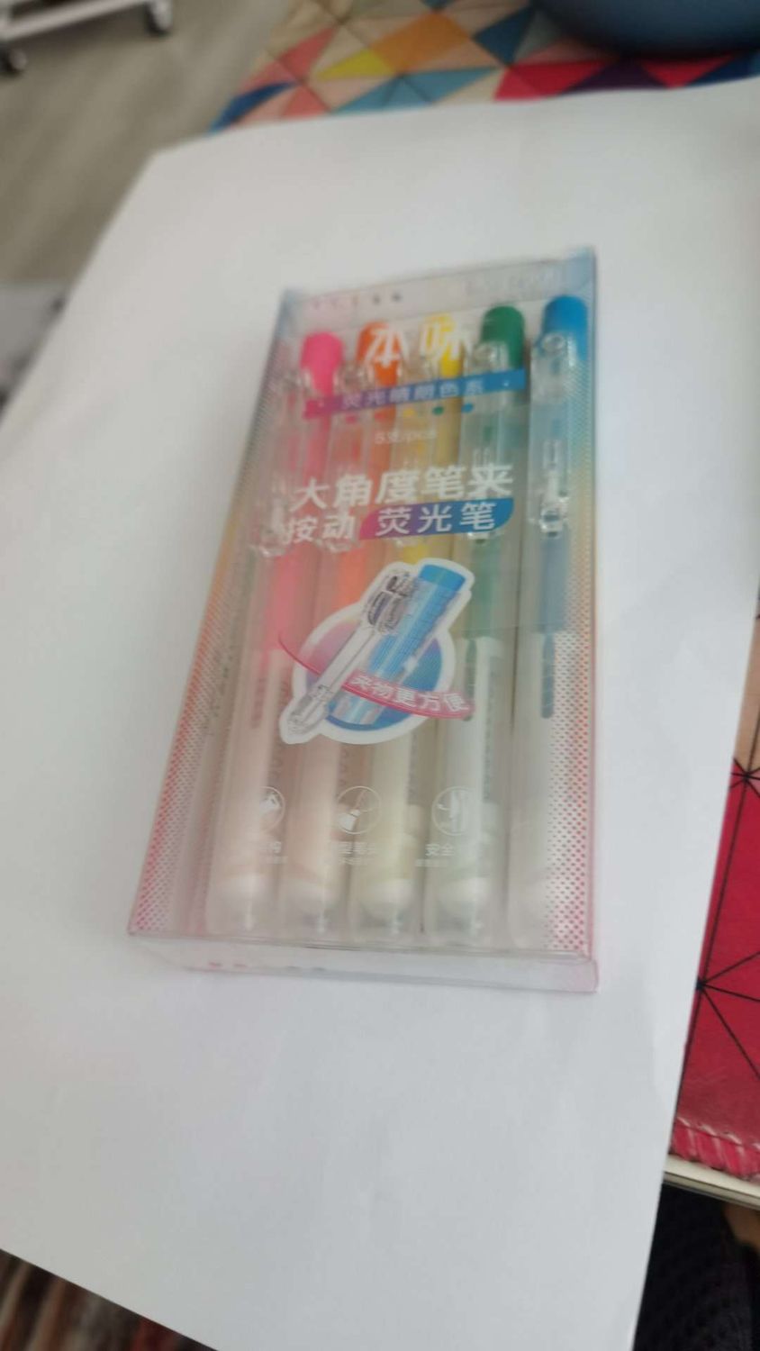 M&amp;G AHM27306 Single-head 5 clrs HightLight Pen  41203