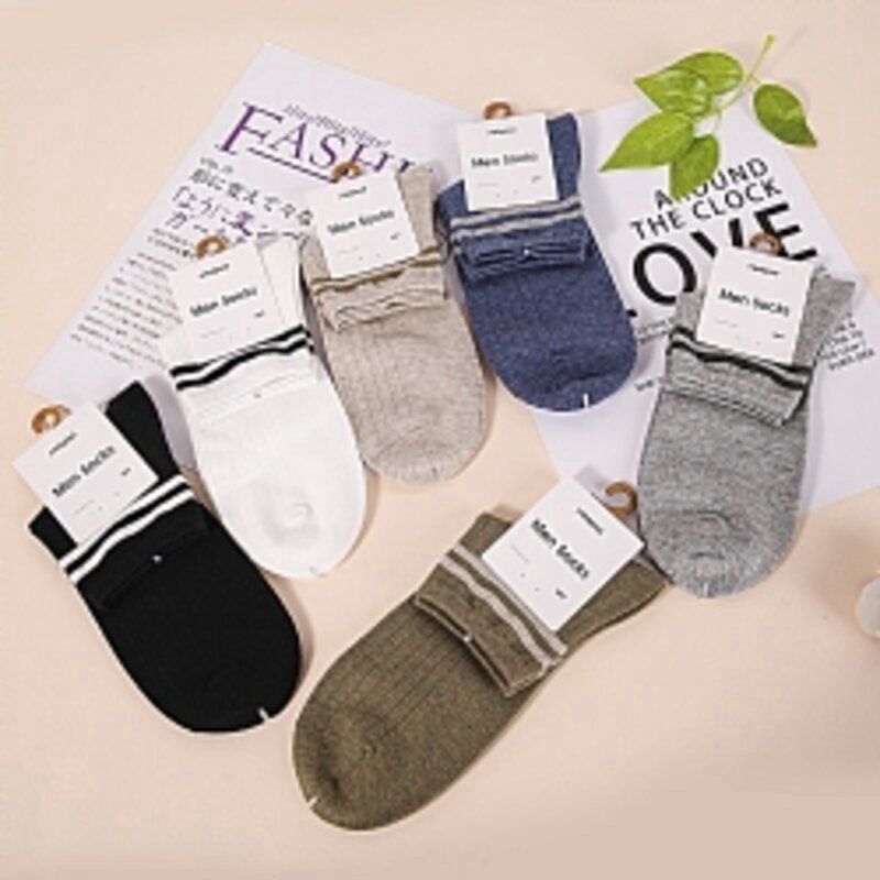 Mg Double Striped Men'S Socks 双条纹男士袜 30051