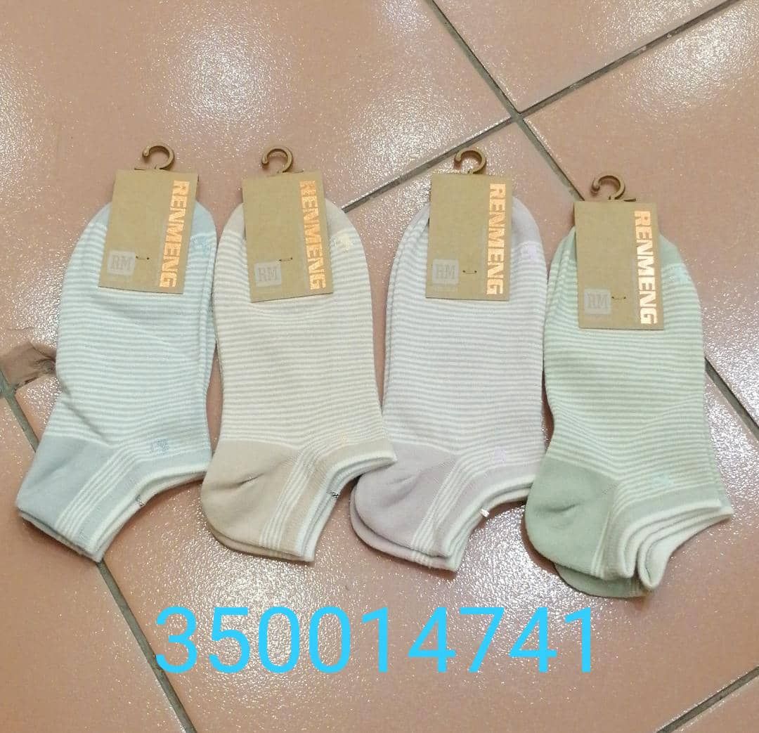 Renmeng Socks （女）船袜细条小猫 14741