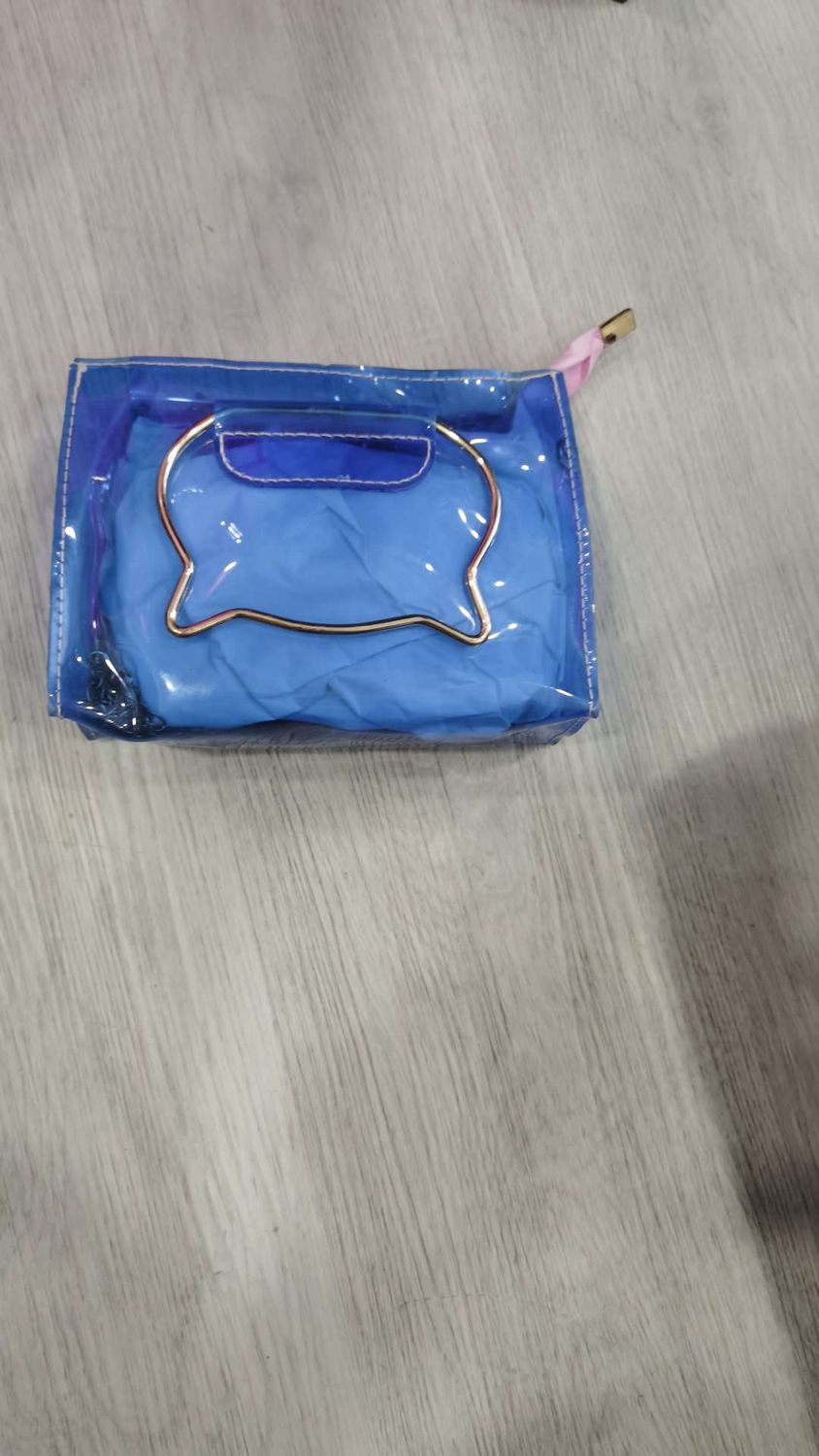 sisi  transparent blue messager bag 87188