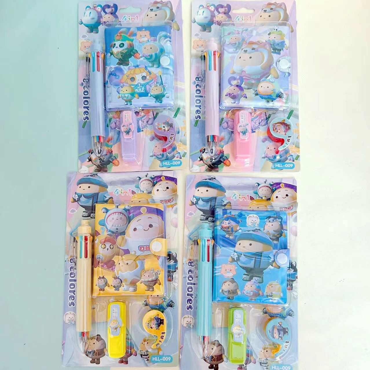 Relin Sanrio Stationery : Egg boy Party Eight-Color Pen Set 11391