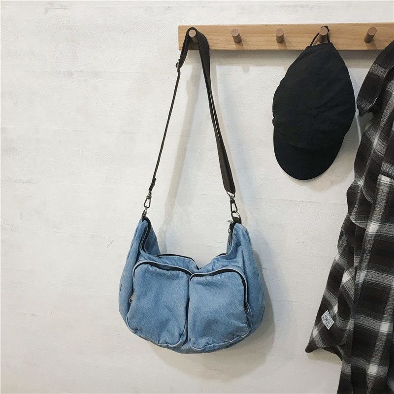 Ladies Fashion Jeans Waist Bag - Light Blue 00394