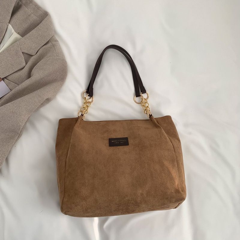 YN cx9431 retro all match shoulder bag Brown 04215