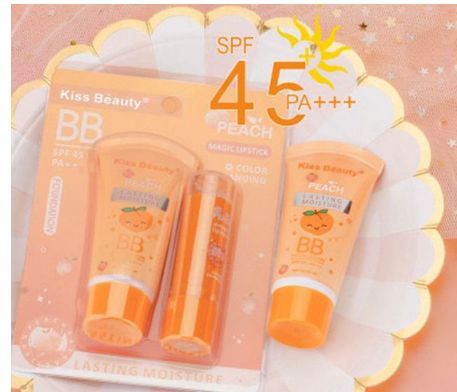Kiss Beauty 68126-03 SPF45++ BB + Magic Lipstick 20ml+3g 74106