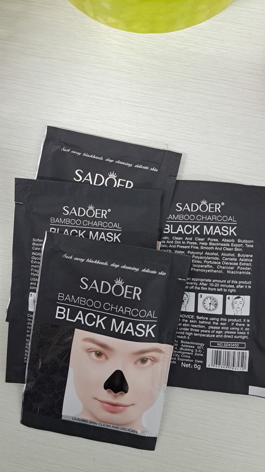 SADOER Bamboo Charcoal Blackhead Mask 6g