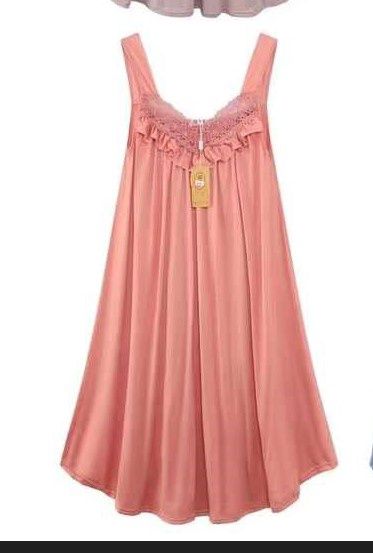 Amoi 508# Red cotton nylon pajamas   22368