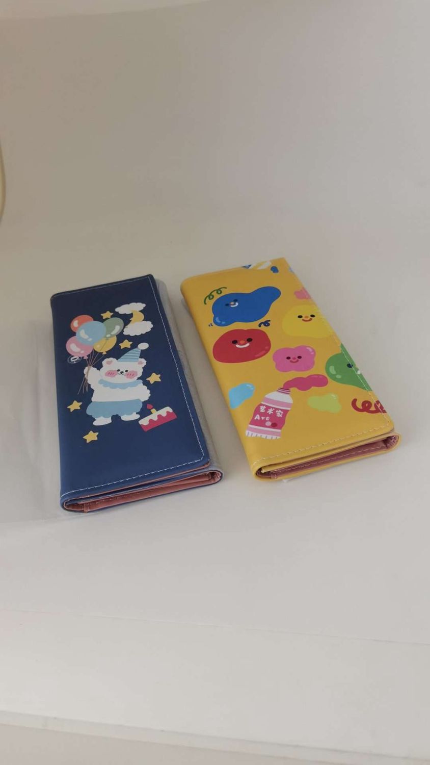 Z Kawaii Cartoon 01# Trifold  Long Purse  87382