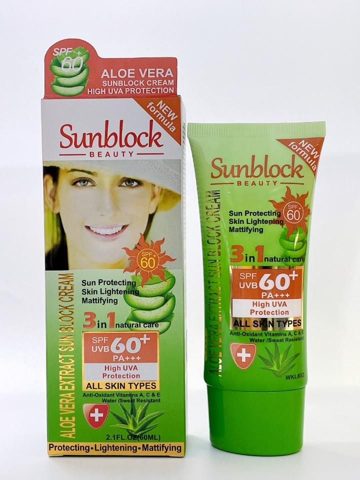 39075 Wokali Aloe Vera Sun Cream 60ml