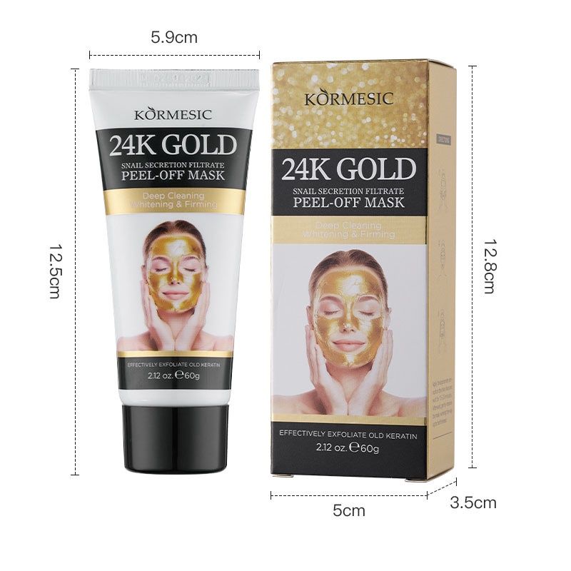 KORMESIC  24K gold &amp; snail peel-off mask 60g