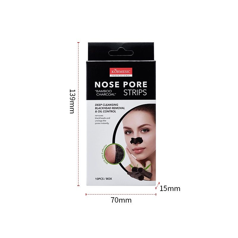 Kormesic Charcoal Nose Pore Strips 10pcs/box