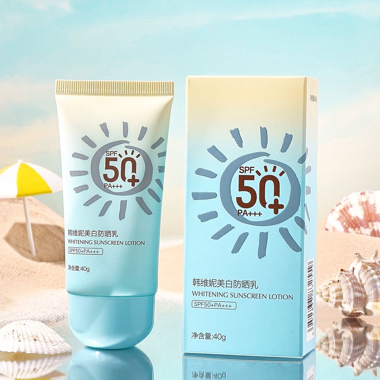 32559 Han Pooh Whitening Sunscreen Lotion: 40g