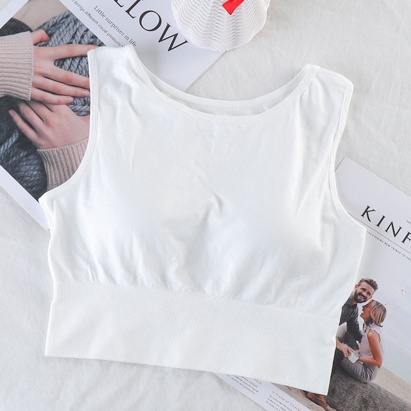 ABN  Vest Beautiful Back Seamless Wrapped Breast Tube Top: Whith (40-75kg) 60507