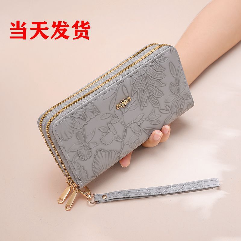 Tairong Long Wallet  Gray 45331