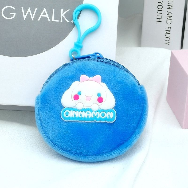 JP Sanrio card coin purse: Blue Big Ear Dog 24713