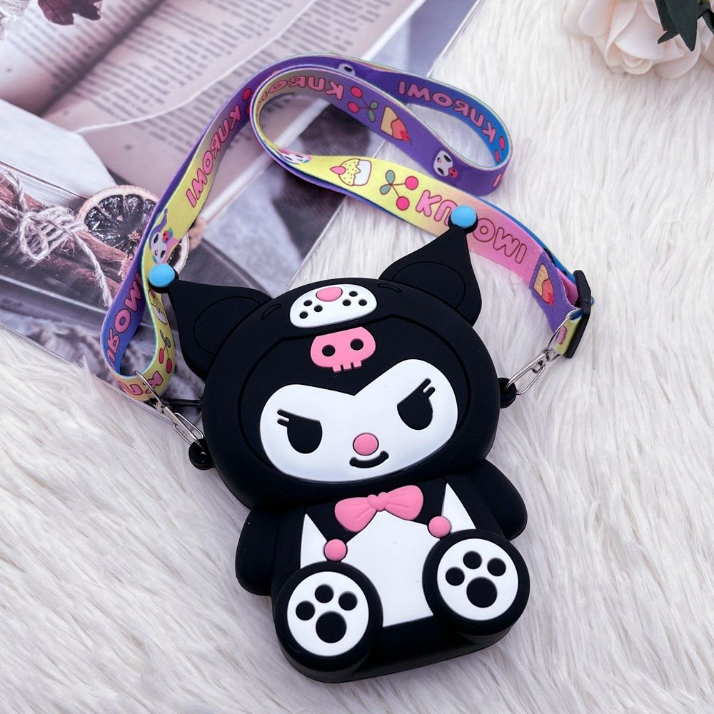 CP Silicone coin purse: Kuromi black 60925