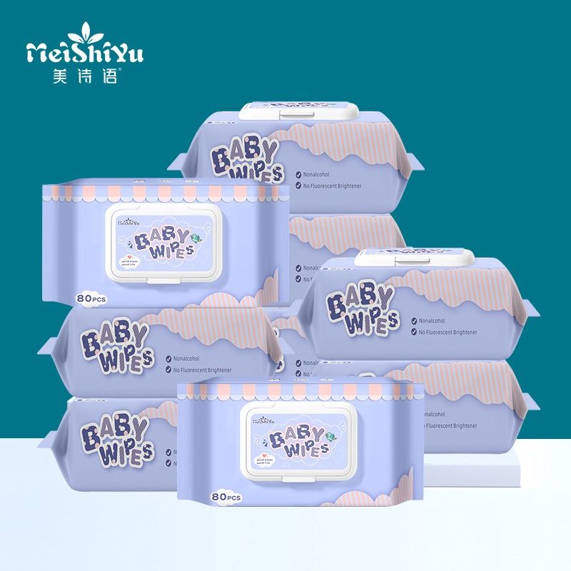 Meishiyu M-8012 80pcs baby wipe 165x120mm 99251