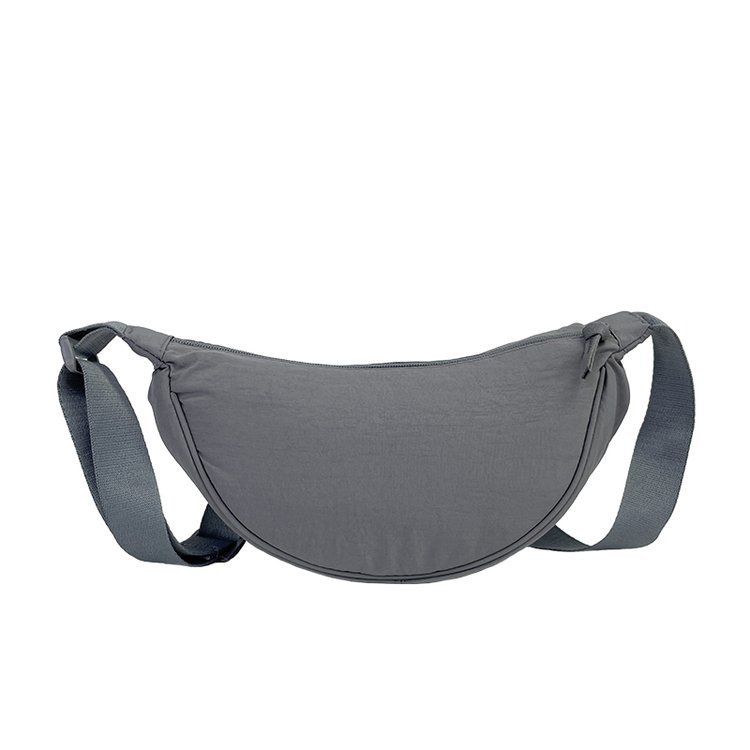 YY U's dumpling nylon  shoulder bag grey 87628