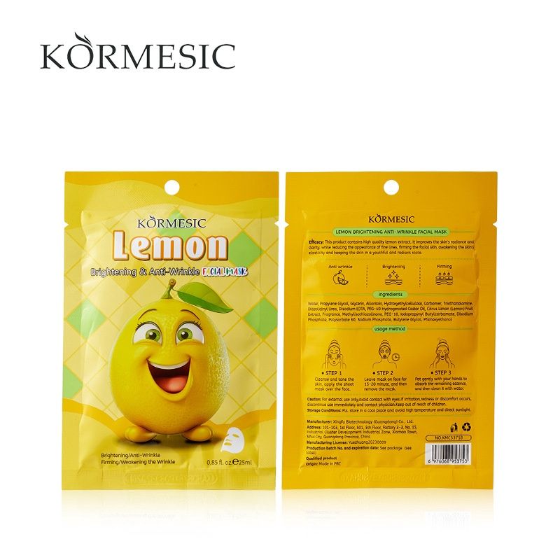 Kormesic Lemon 25ml facial mask  sheet 53753
