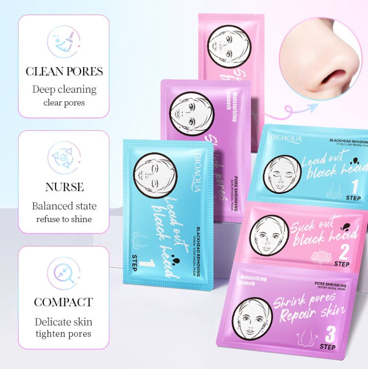 00911 BQY Blackhead 3-Step Nose Kit