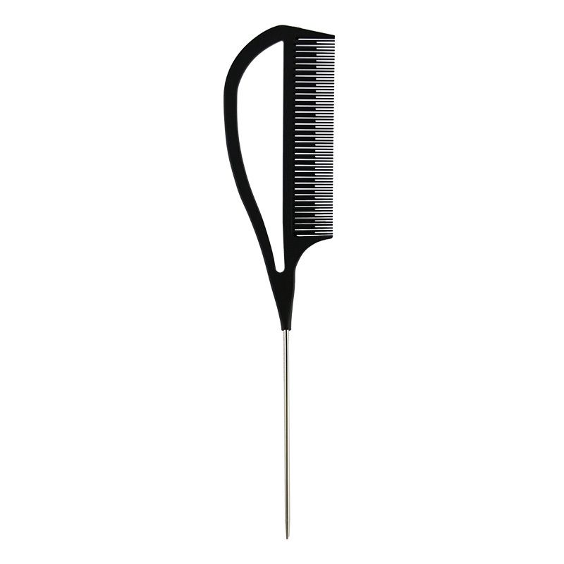 Gezhuo High temperature resistance Steel needle tip hair comb black 54384