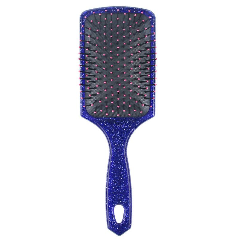 Gezhuo Hair Cushion Comb blue (glitter) 40189