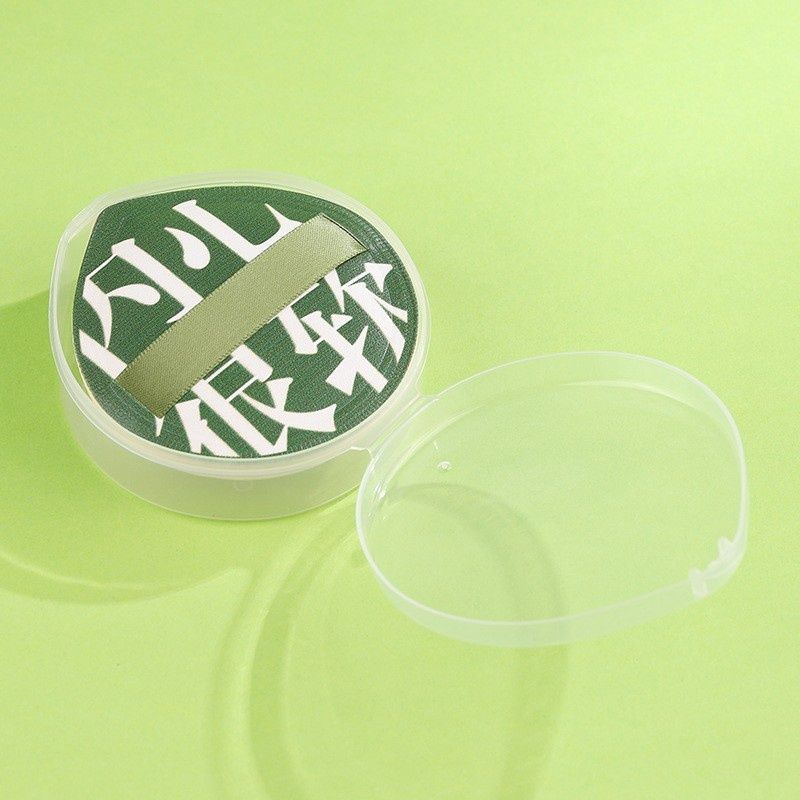 75987 YS XL  marshmallow puff: soft heart - green