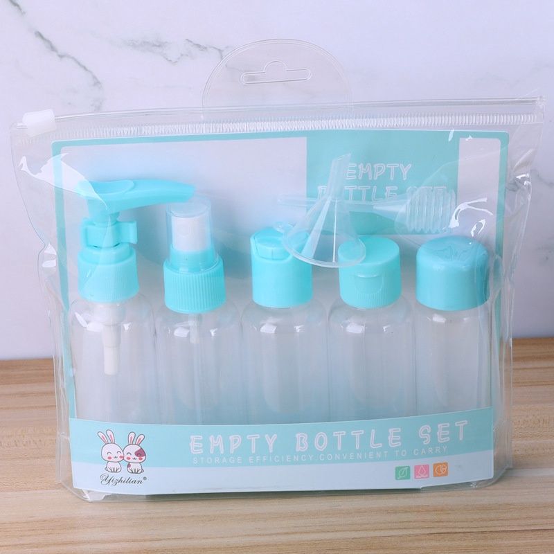 cailing 1675 Blue yighilian 6pcs PET Travel bottle set  16750