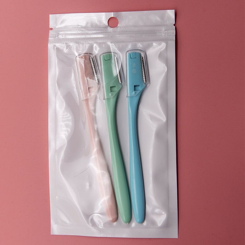 Qunxing 6030 Eyebrow Trimmer: Pink (3pcs) 25652