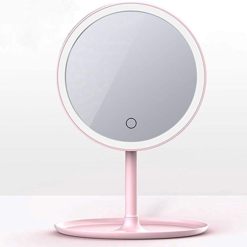 Chengting Pink Folding Portable LED Vanity Mirror : 粉色带灯款【3 colors) 58601