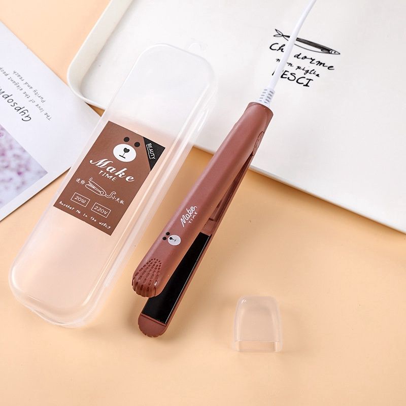 LW Hair Straightener: Brown+Storage Head Cover 04939