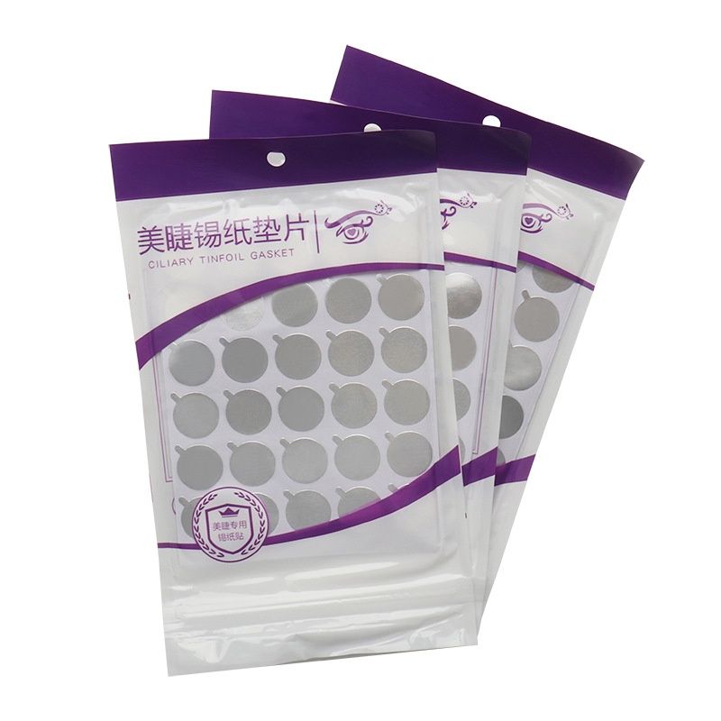 DYJ  Eyelash glue stickers: Purple tin foil -300 23352