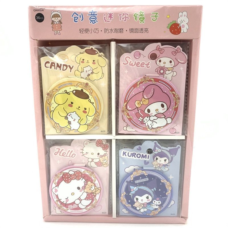 ZC Sanrio Kuromi mini mirror -7 cm  72408