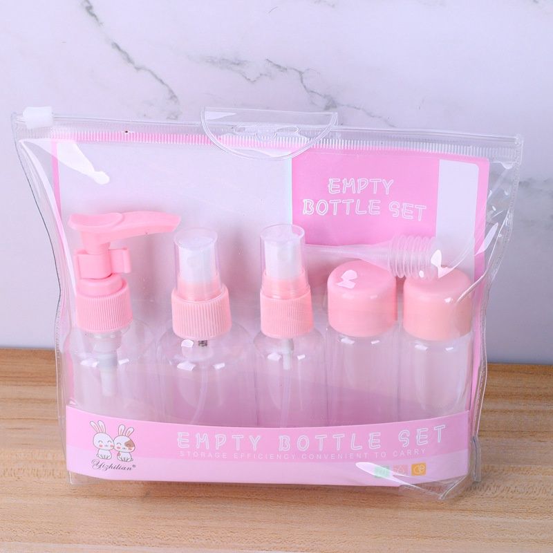cailing 1678 Pink yighilian 5pcs PET Travel bottle set  16781