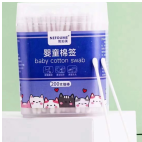 08638 Nefoume Baby cotton swabs (200P) square box