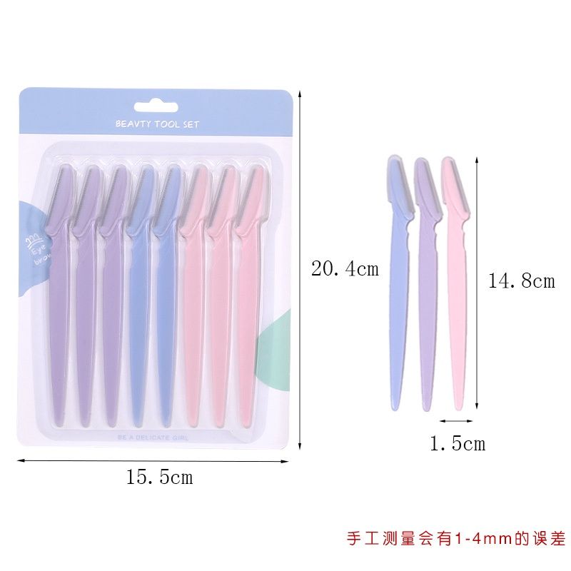8639 Eyebrow Razor 8pcs