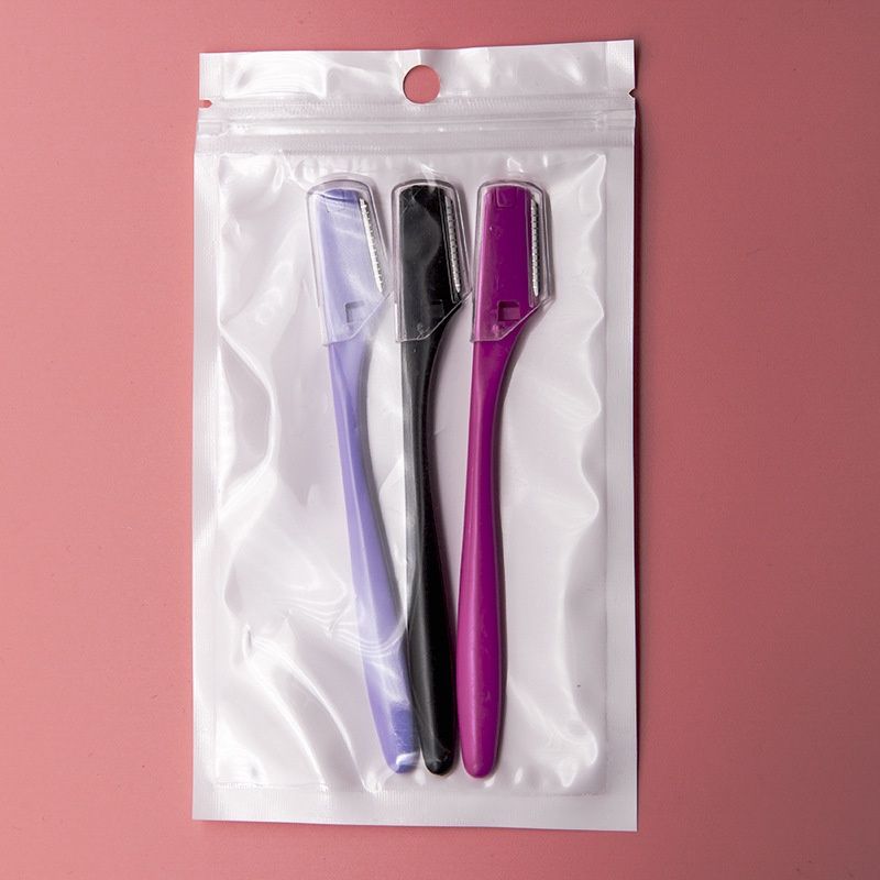 Qunxing  6030 Eyebrow Trimmer: Black  (3pcs) 25652