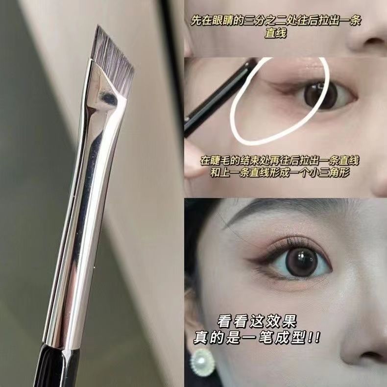 Daili Make up tools Large angled sickle eyebrow brush 39395