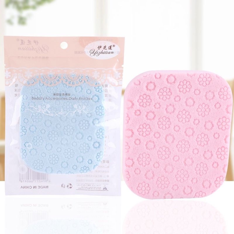 Cailing 6087 yizhiliang face wash puff 54627