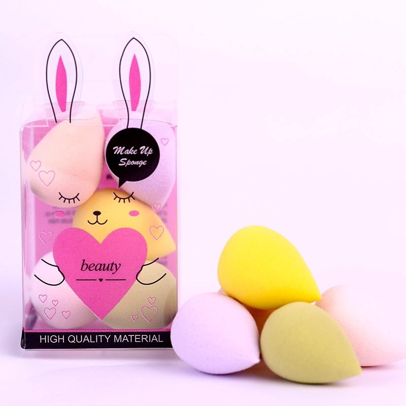 YS 55.盒装美妆蛋 Beauty egg set: mini mixed color box of five 44265