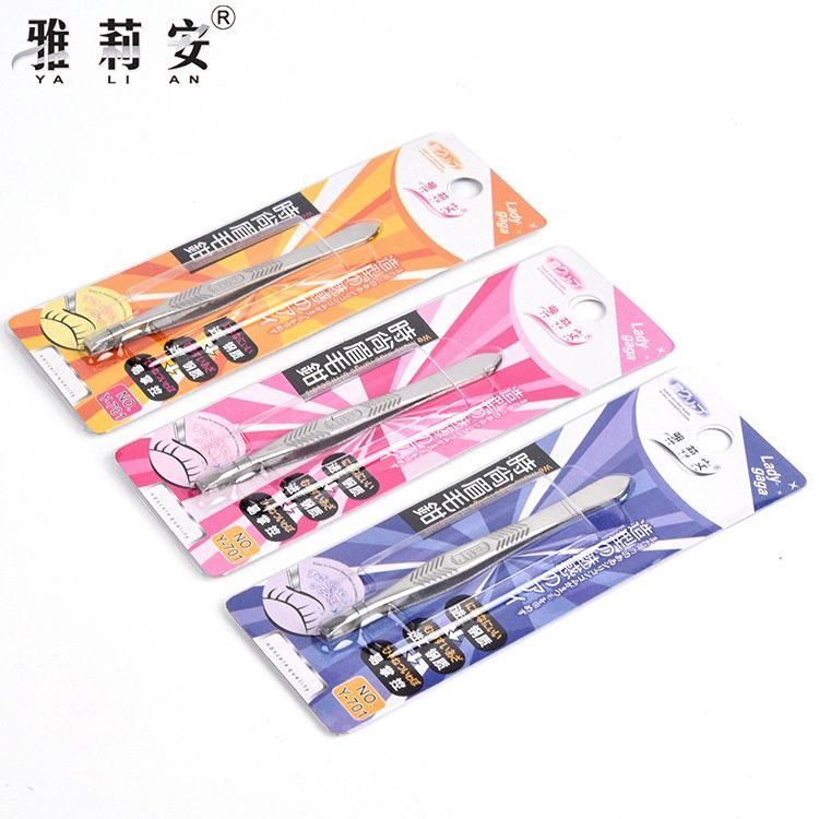 Yalian Y-701 ss eyebrow clip: flat  11599